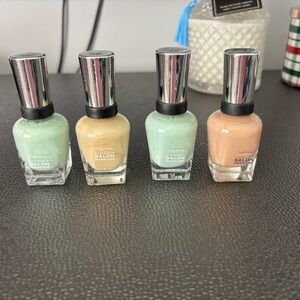 Sally Hansen Salon Nail Polish Set - Mint, Cream, Tan